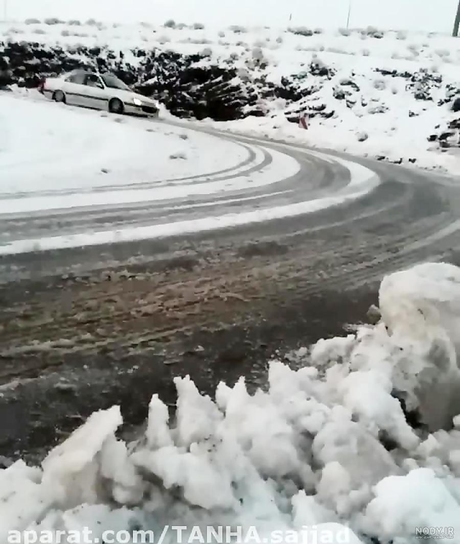پژو پارس در برف پژو پارس در برف