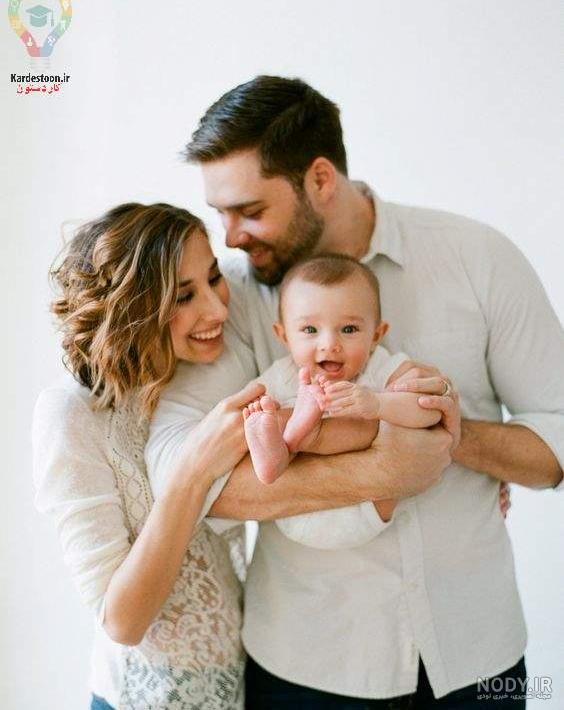 ژست عکس تولد سه نفره