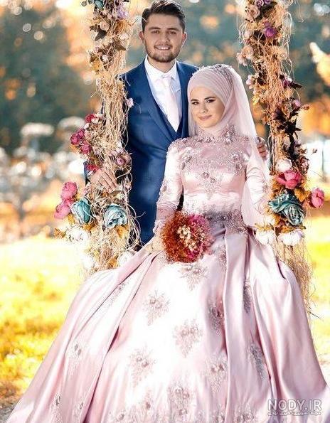 ژست عکس لباس عروس