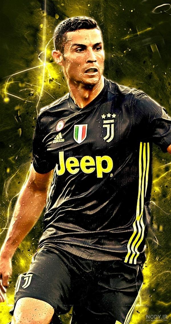 عکس رونالدو با شیر برای پروفایل