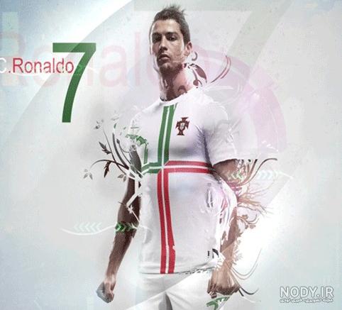 عکس رونالدو با شیر برای پروفایل