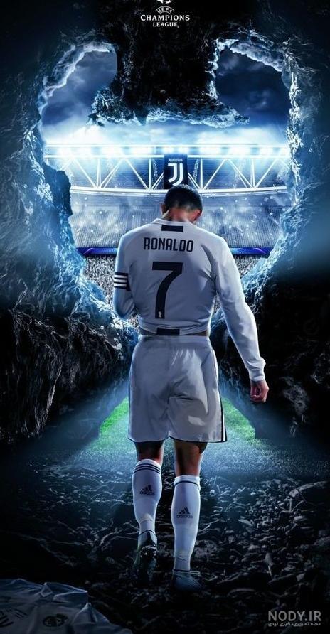 عکس رونالدو با شیر برای پروفایل