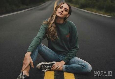مدل ژست عکس دخترانه اسپرت مدل ژست عکس دخترانه اسپرت