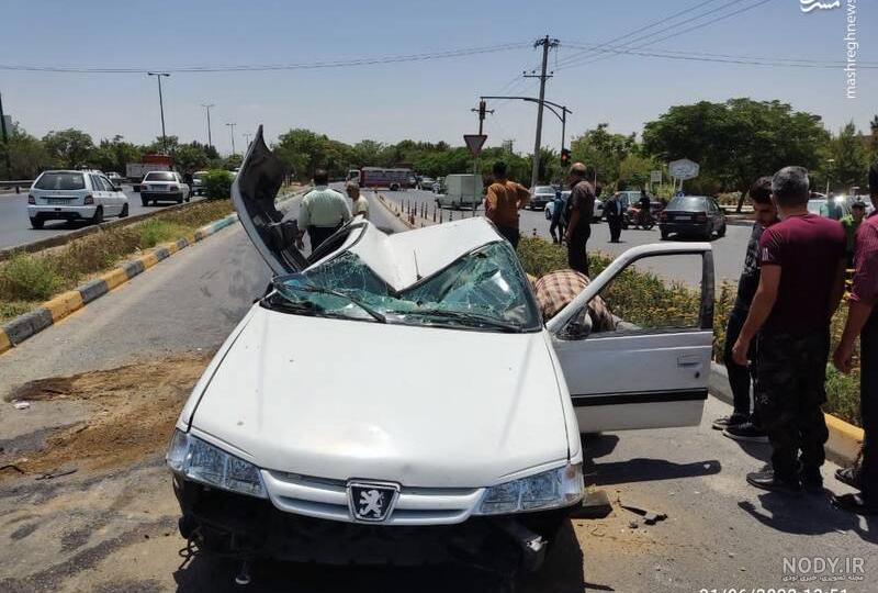 عکس پژو پارس چپ شده
