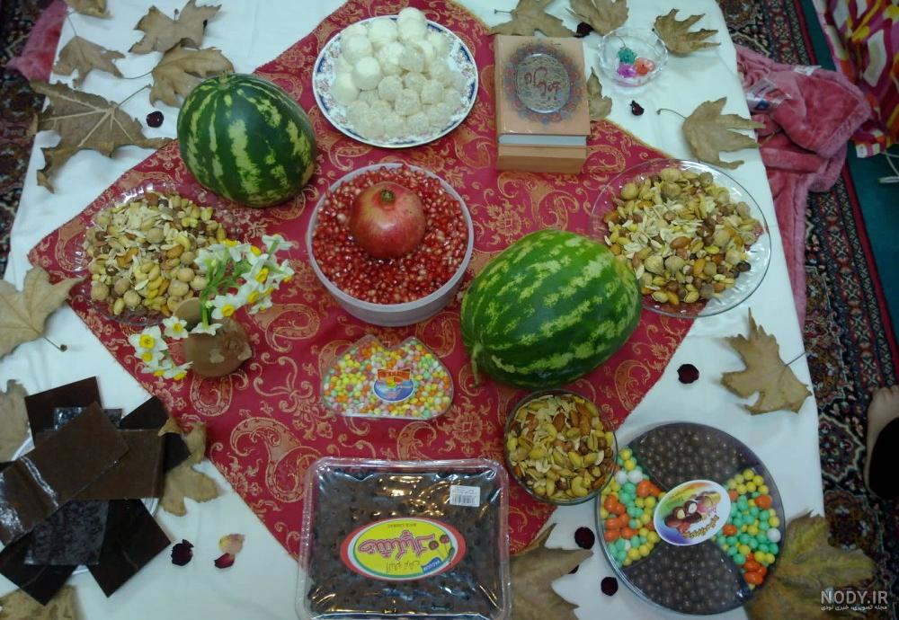 تزیین سفره یلدا + فیلم تزیین سیب شب یلدا | پورتال جامع ایران بانو