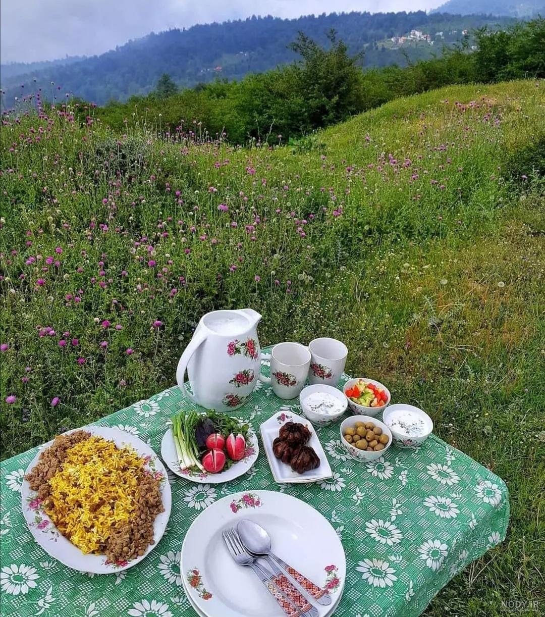 سفره افطار (در طبیعت)⁦☺️⁩ | سرآشپز پاپیون