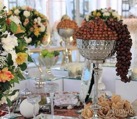 سفره عقد مذهبی با تزئینات ساده و زیبا سفره عقد مذهبی با تزئینات ساده و زیبا