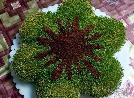 طرز تهیه سبزه خاکشیر فوری 4 روزه در بشقاب، کوزه سفالی برای عید نوروز طرز تهیه سبزه خاکشیر فوری 4 روزه در بشقاب، کوزه سفالی برای عید نوروز