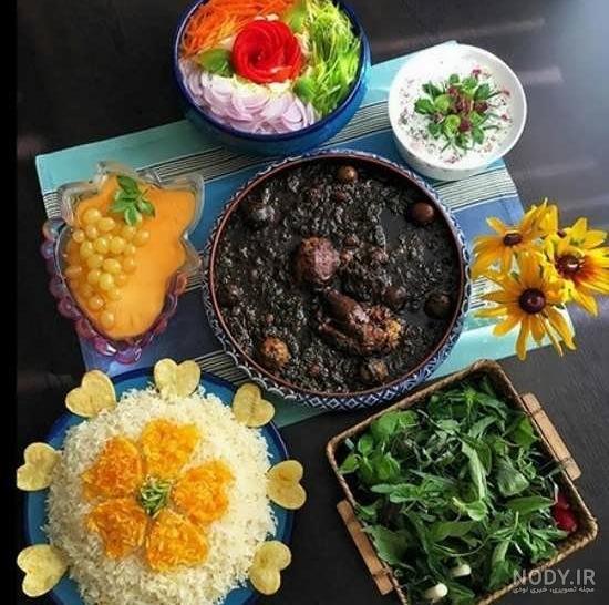 عکس سفره مهمونی امشبم زن داداشمو پاگشا کردم،خوب بود همه چی ...