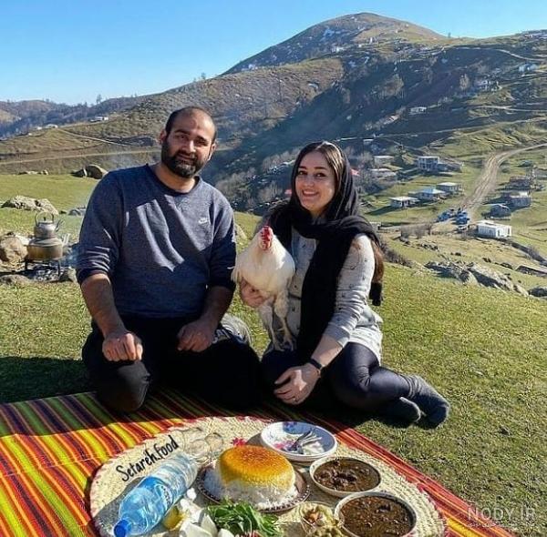 عکس سفره هفت سین در طبیعت