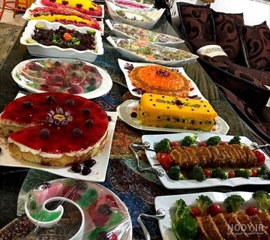 عکس سفره پاگشای عروس