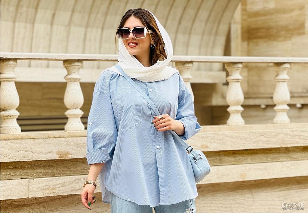 عکس مانتو شومیزی