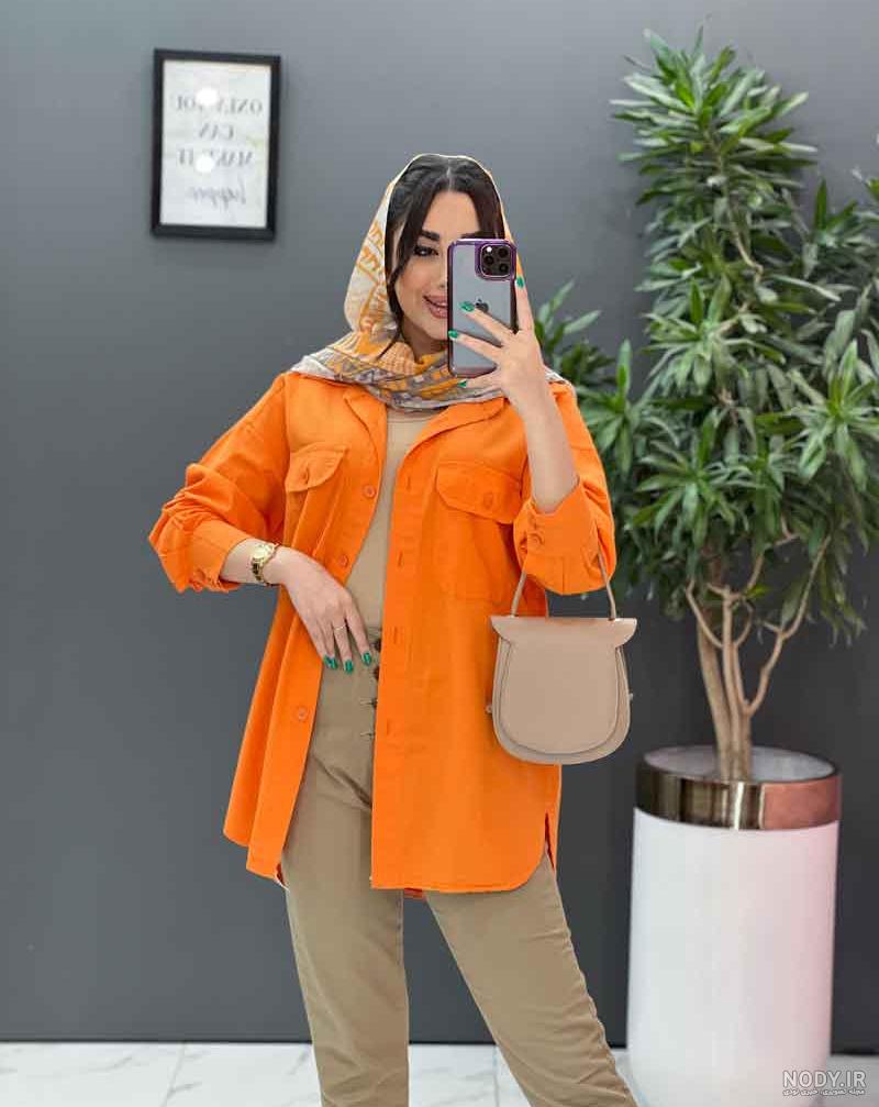 ۴۵ مدل مانتو شومیزی جدید و لاکچری برای روزهای گرم سال
