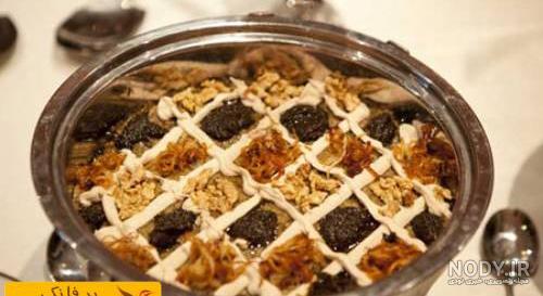 30 عکس از زیباترین مدل تزیین حلیم بادمجان مجلسی برای ایده گرفتن