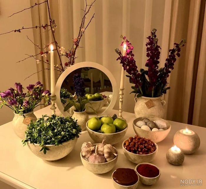 بیش از 70 ایده چیدمان و تزیین سفره هفت سین ۱۴۰۳ - اینفینیتی