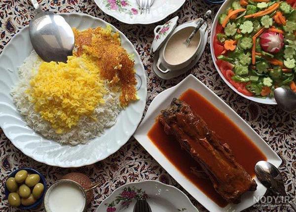 تزیین چلو گوشت مجلسی با ایده های جذاب و بسیار زیبا - مگسن