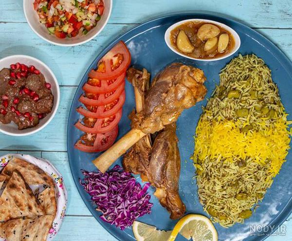 تزیین چلو گوشت مجلسی با ایده های جذاب و بسیار زیبا - مگسن