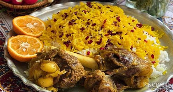 تزیین چلو گوشت مجلسی با ایده های جذاب و بسیار زیبا - مگسن