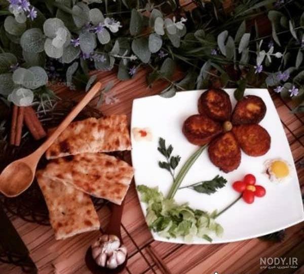 عکس از سفره غذاهای ایرانی