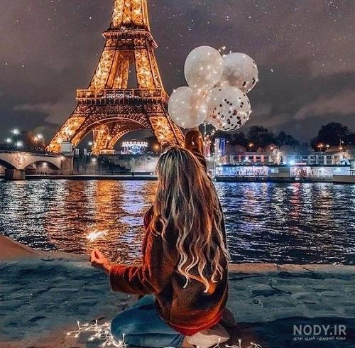 عکس برج ایفل در شب پاریس عکس برج ایفل در شب پاریس