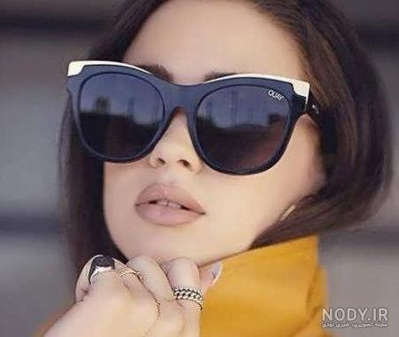 عکس دختر برای پروفایل با عینک دودی