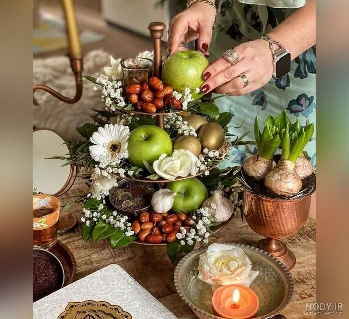 نمونه های تزیین سفره هفت سین - مجله تصویر زندگی