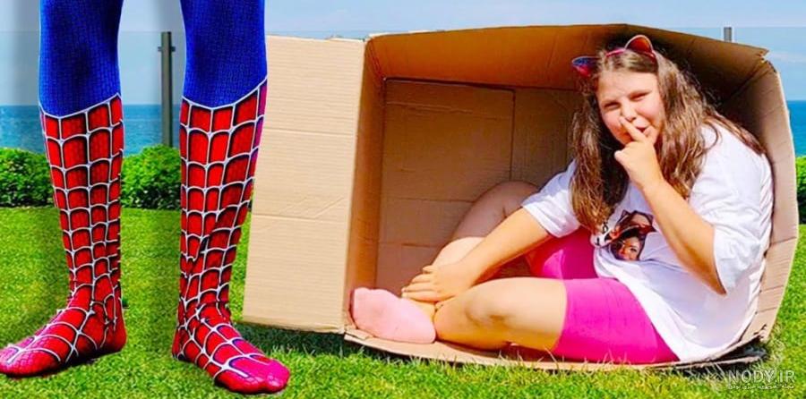 ایده های کارتونی دخترانه _ مرد عنکبوتی در مقابل السا
