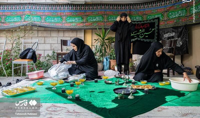 برپایی سفره نذری ۱۰ هزار نفری در شهرستان چُرام