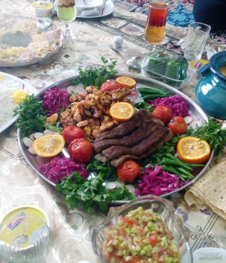 تزیین جوجه کباب 1401 به روش رستورانی خیلی زیبا و جذاب