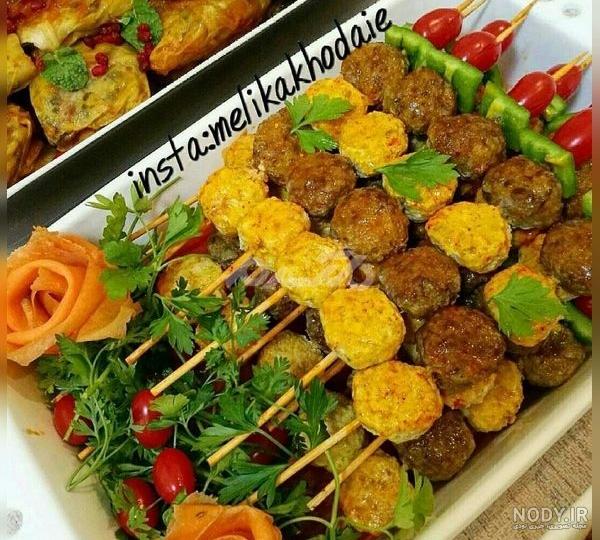 تزیین جوجه کباب مجلسی و زیبا در خانه با برنج - موسوی ها