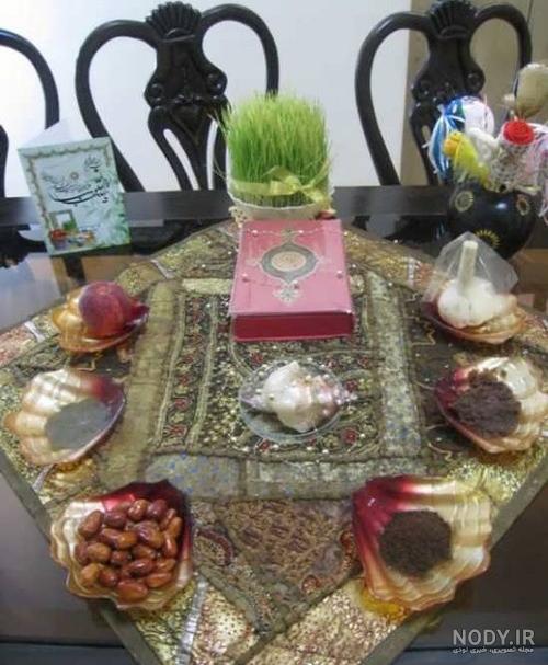 تزیین سفره هفت سین ۱۴۰۳ | سفره هفت سین مدرن | هفت سین لاکچری ... تزیین سفره هفت سین ۱۴۰۳ | سفره هفت سین مدرن | هفت سین لاکچری ...