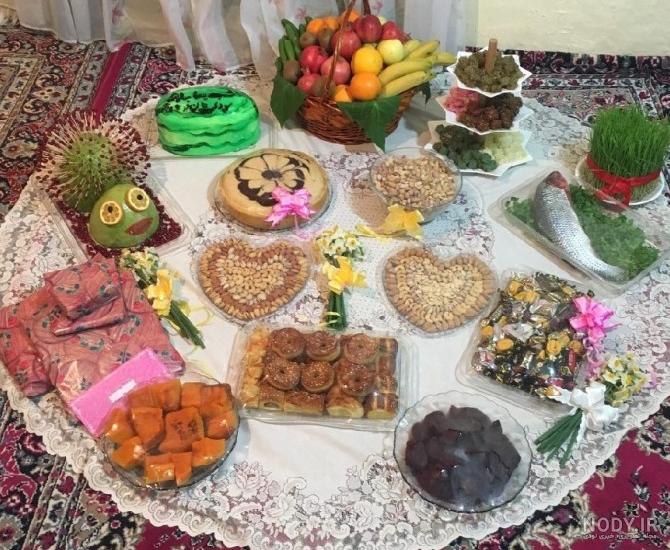 تزیین میوه شب یلدا برای عروس 2023؛ فقط و فقط اینجا اینقدر تنوع ... تزیین میوه شب یلدا برای عروس 2023؛ فقط و فقط اینجا اینقدر تنوع ...