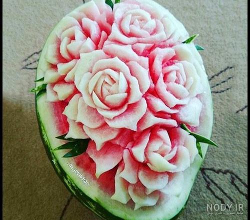 تزیین میوه یلدا | 90 مدل میوه آرایی برای شب یلدا عروس + فیلم - دلبرانه