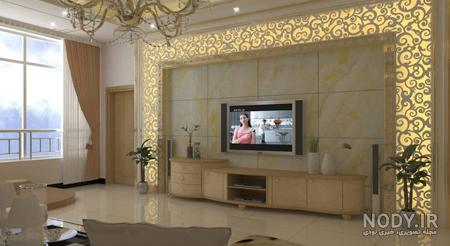 جدیدترین عکس های دکوراسیون tv room تی وی روم