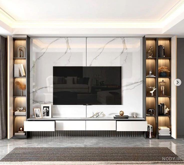 جدیدترین عکس های دکوراسیون tv room تی وی روم