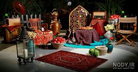 عکس سفره آرایی شب یلدا برای عروس