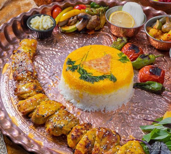 عکس سفره جوجه کباب