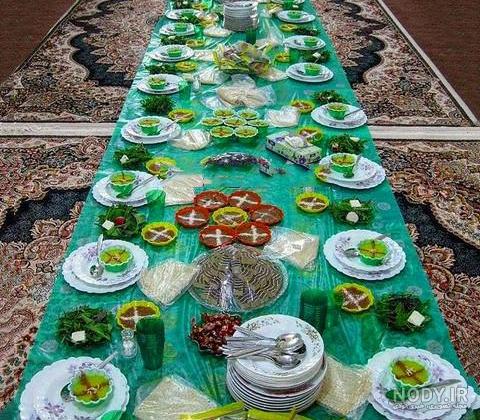 عکس سفره روضه