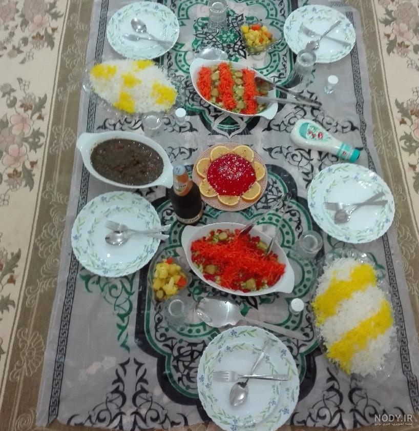 عکس سفره شام دورهمی | تزیین میز شام برای مهمانی های خانوادگی و دورهمی عکس سفره شام دورهمی | تزیین میز شام برای مهمانی های خانوادگی و دورهمی