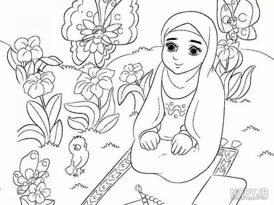 عکس نقاشی حجاب و عفاف