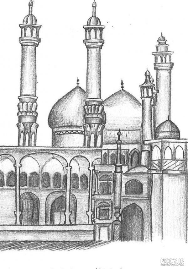 عکس نقاشی ضریح امام حسین