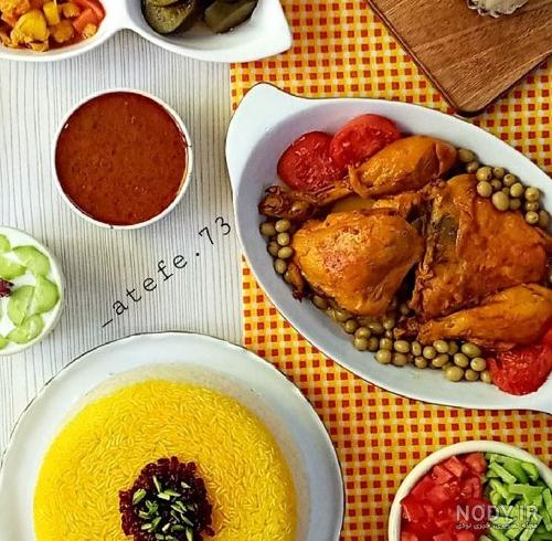عکس چیدمان و تزیین سفره شام مهمانی + سفره شام ساده عکس چیدمان و تزیین سفره شام مهمانی + سفره شام ساده