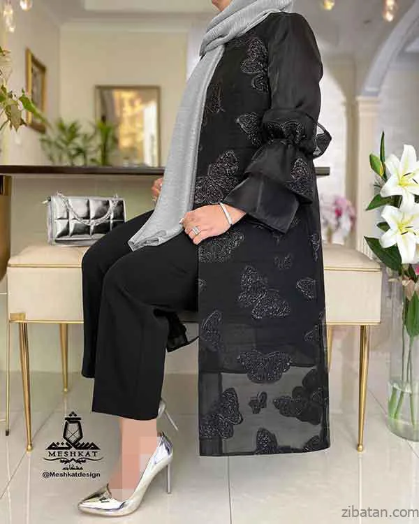 مانتو جدید ۱۴۰۳؛ با چه ترکیب رنگ/ طرح جذابی اوردیم براتون با گلی ...