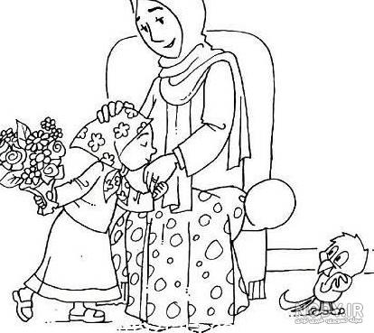کاربرگ رنگ آمیزی نقاشی به مناسبت روز مادر | پی دی اف | pdf | عکس ...