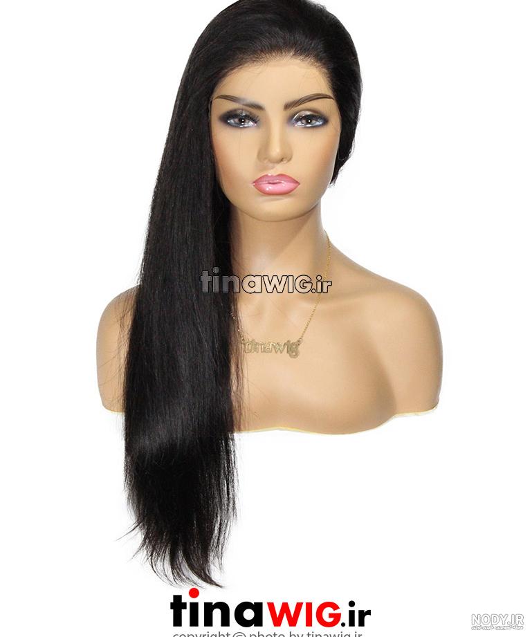 کلاه گیس طبیعی زنانه کوتاه قهوه ای تمام تور کد FLH5-6 | خرید اینترنتی ...