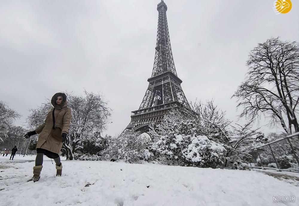 تصاویری زیبا از پاریس برفی - تصاوير بزرگ - بهار نیوز