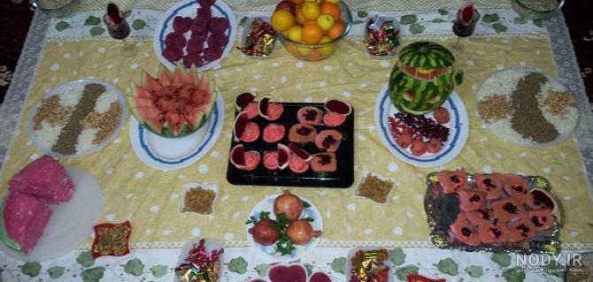 عکس سفره شب یلدا + ایده تزیین سفره شب یلدا لاکچری ⭐ دیدنگار عکس سفره شب یلدا + ایده تزیین سفره شب یلدا لاکچری ⭐ دیدنگار