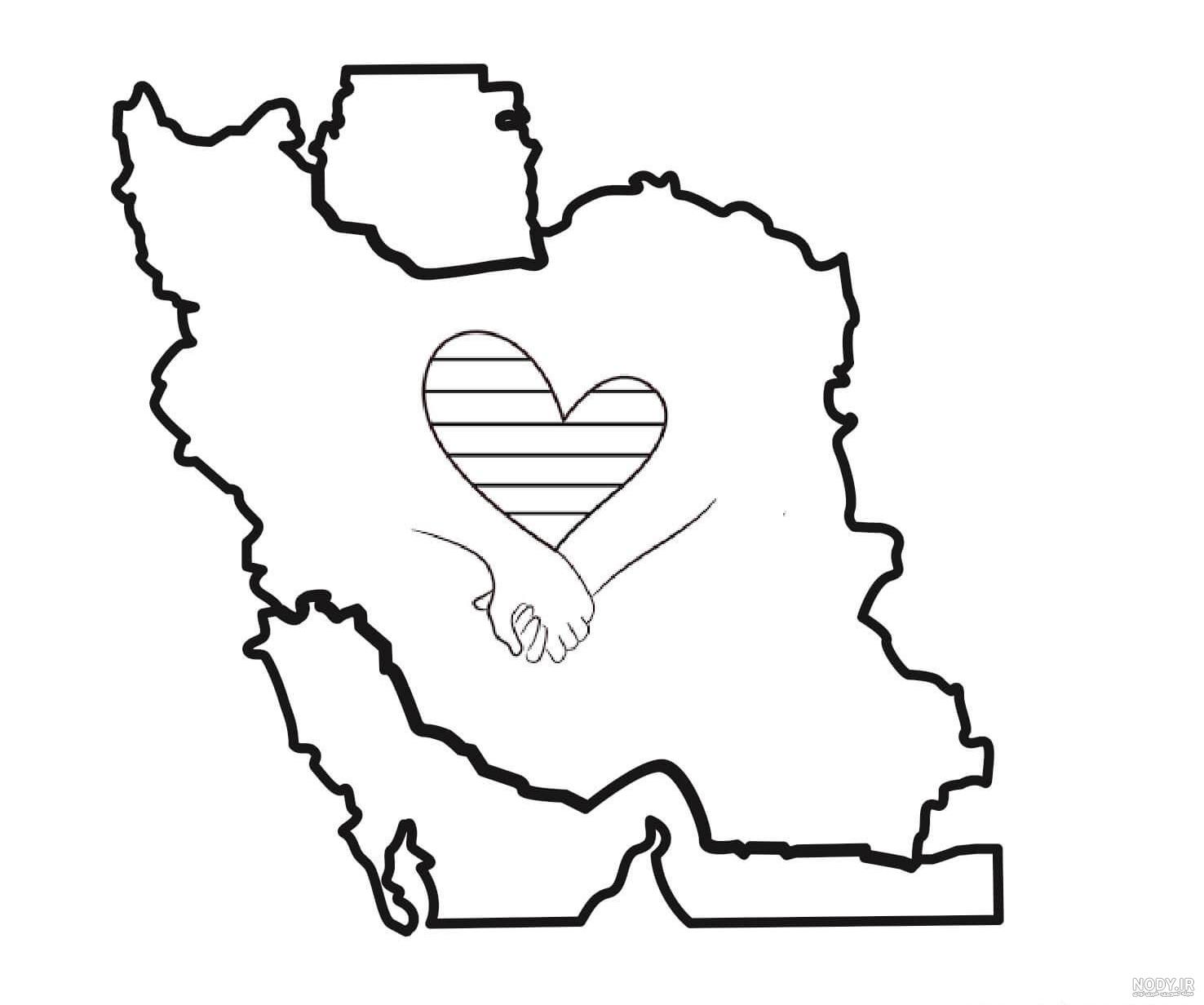 عکس نقاشی پرچم ایران کودکانه عکس نقاشی پرچم ایران کودکانه