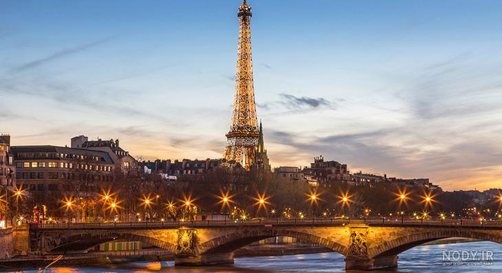 عکس پل عشاق در پاریس