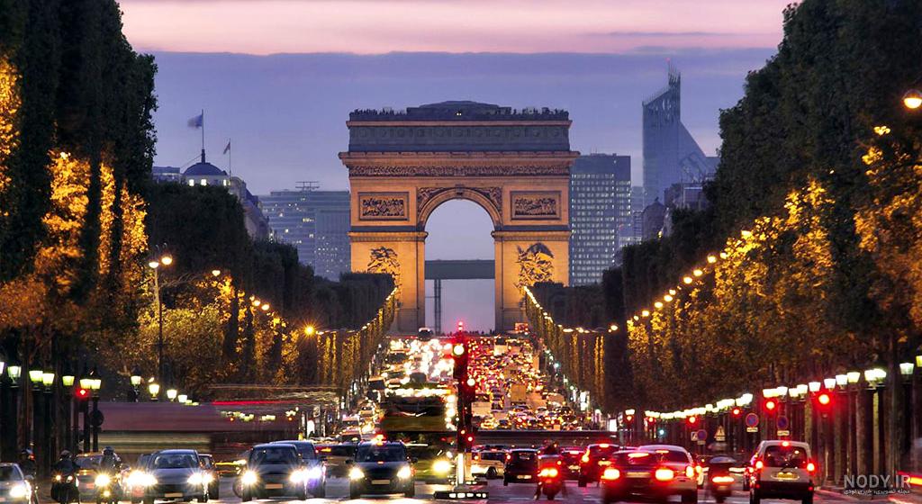عکسهای دیدنی از خیابان شانزه لیزه پاریس معروف ترین خیابان جهان ...